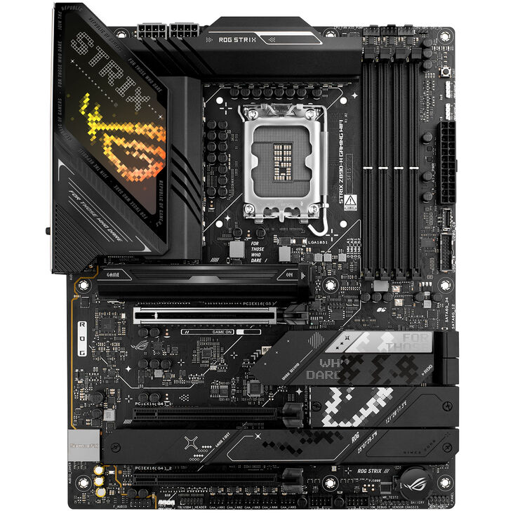 ASUS ROG STRIX Z890-H Gaming WiFi Mainboard, Sockel LGA 1851, Intel Z890, ATX, DDR5 image number 2