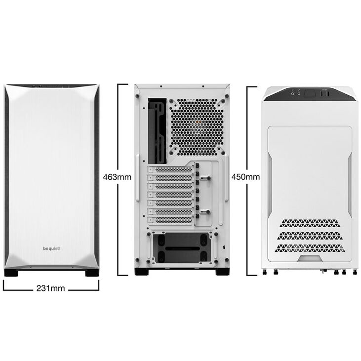 be quiet! Pure Base 500 Midi-Tower - Window weiß image number 1
