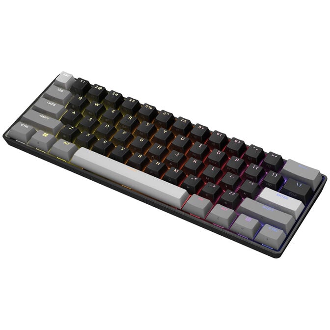 Corsair CLIPPER PRO MINI 60 Hall Effect Gaming Keyboard, Backlit RGB LED, CORSAIR MGX Core, Black PBT DS Keycaps image number 3