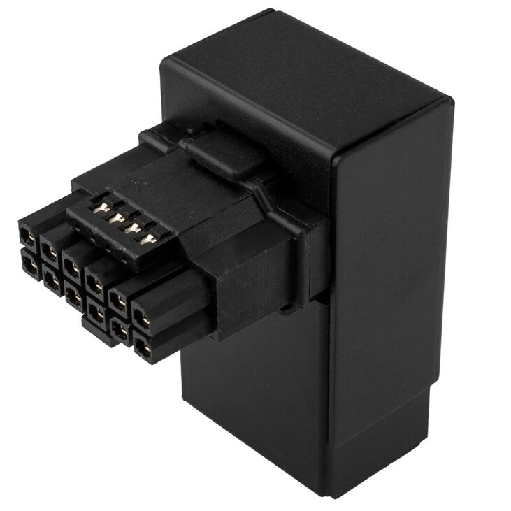Kolink Core Pro 12V-2x6 90 Grad Adapter - Typ 1, schwarz image number 0