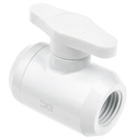 Alphacool Eiszapfen 2-way ball valve G1/4 - white