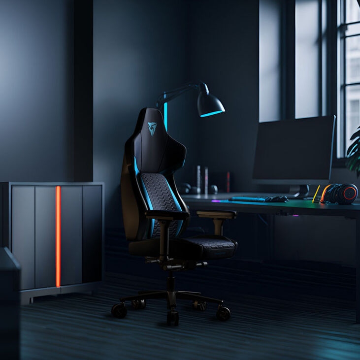 ThunderX3 CORE Racer Ergonomischer Gaming Stuhl - blau image number 9
