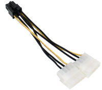Akasa Dual 4Pin auf 6Pin PCIe Adapter