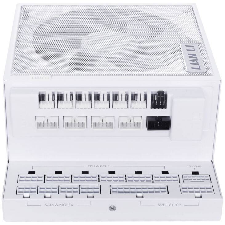 Lian Li EDGE GOLD 1200 80 PLUS Gold power supply, PCIe 5.1, ATX 3.1 - 1,200 watts, white, including USB hub image number 5