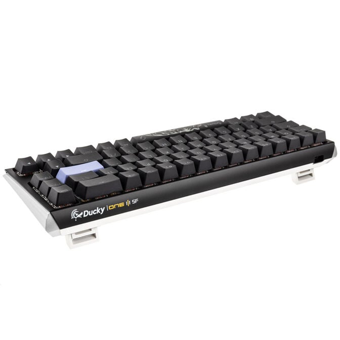 Ducky One 3 Classic Black/White SF Gaming Keyboard, RGB LED - MX-Speed-Silver (US) image number 2