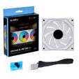 Lian Li LANCOOL 217 INF PC Case Bundle + 3x UNI FAN SL-INF 120 Reverse Blade Fans - White image number null