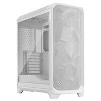 Fractal Design Meshify 3 White TG Clear PC Case, Mid Tower, E-ATX - White