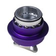 Conspit CDR Quick Release Quick-Change Adapter, 50 mm PCD - purple / silver image number null