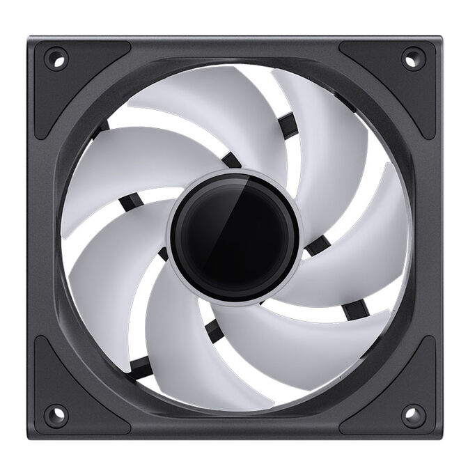 Jonsbo ZK-120B RGB PWM Fan, 120mm, 3-Pack - black image number 12