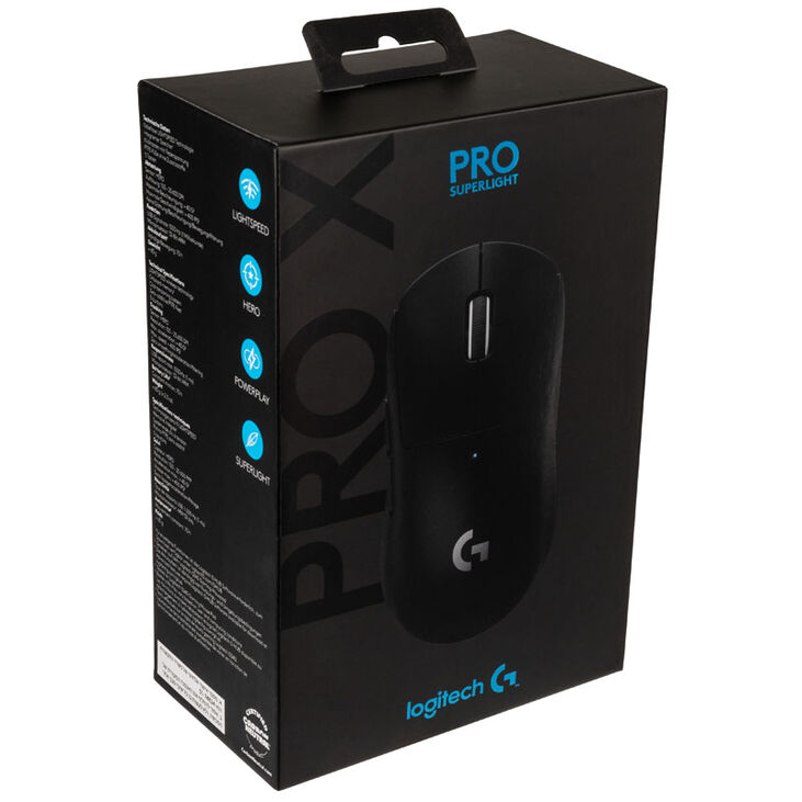 Logitech G PRO X SUPERLIGHT Wireless Gaming Mouse - black image number 9