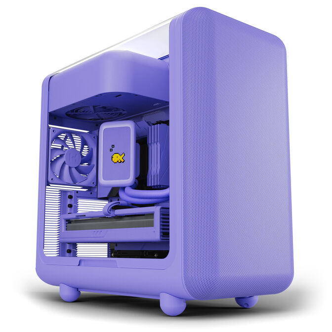 HYTE X50 Midi Tower - Taro Milk image number 1