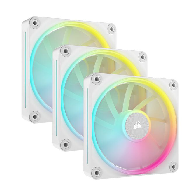 Corsair iCUE Link LX120 RGB, PWM Fan, 3-Pack - 120mm, white image number 0