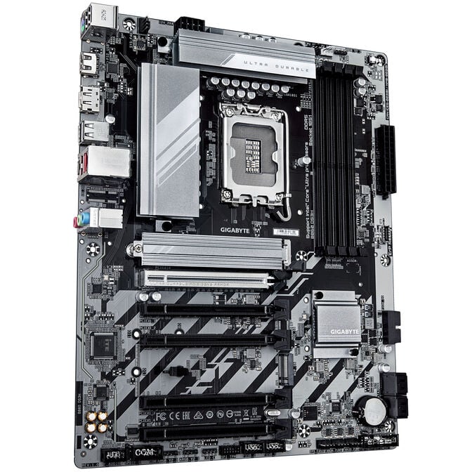GIGABYTE B860 DS3H motherboard, LGA 1851 socket, Intel B860, ATX, DDR5 image number 1