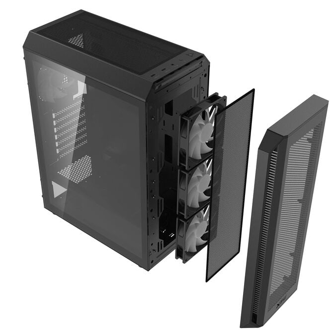 ADATA XPG Valor Air Plus PC Case, Mid-Tower, ATX, Tempered Glass - Black image number 9