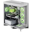 TRYX LUCA L70 Midi Tower - white + PANORAMA 360 ARGB AiO Water Cooling, 3D-AMOLED Display, 360mm - white image number null