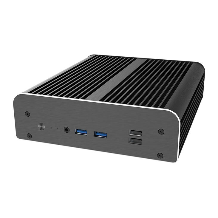 Akasa Newton WS Intel NUC case, passive cooling - black image number 1