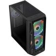 Aerocool AirHawk Duo Midi-Tower, Tempered Glass - schwarz image number null
