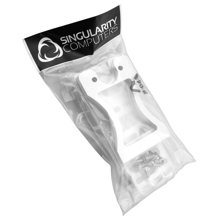 Singularity Computers Protium Vertical Mount for pumps und reservoirs - silver image number 8