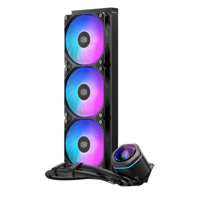 Cooler Master MasterLiquid Core NEX Digital 360 ARGB AiO Wasserk&uuml;hlung - schwarz image number 1