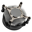 Akasa AK-CC6603EP01 Low Profile CPU Cooler - Socket LGA 1700, 59.2mm high image number null