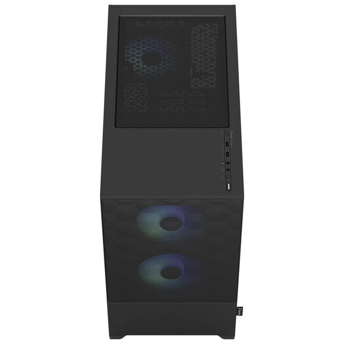 Fractal Design Pop Mini Air RGB Clear Tint Micro-ATX-Geh&auml;use, Tempered Glass - schwarz image number 3