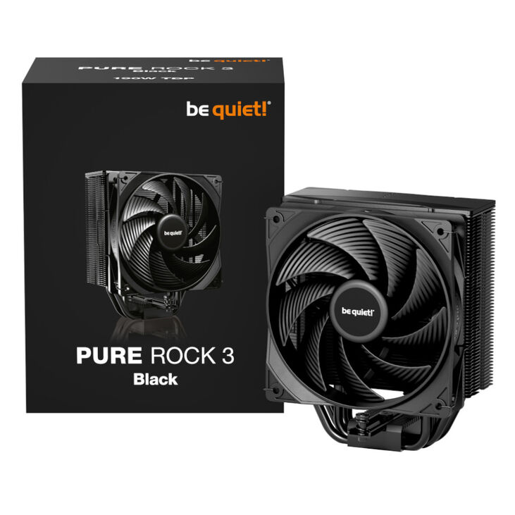 be quiet! Pure Rock 3 CPU cooler - 120mm, black image number 4