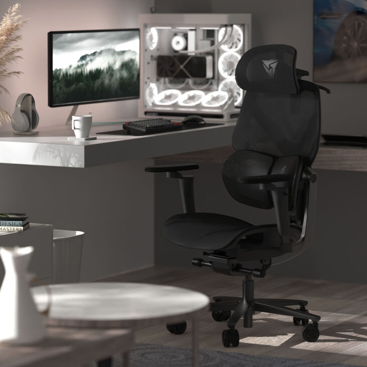 ThunderX3 FLEX Pro Gaming Stuhl, ergonomisch - Mesh, schwarz image number 10