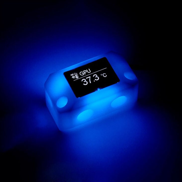 aqua computer VISION Glow connection terminal for kryographics image number 1