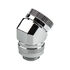 PHANTEKS Glacier Rotary Anschluss 45 Grad G1/4 Zoll AG auf 12mm AD Hardtube - drehbar, chrome silber image number null