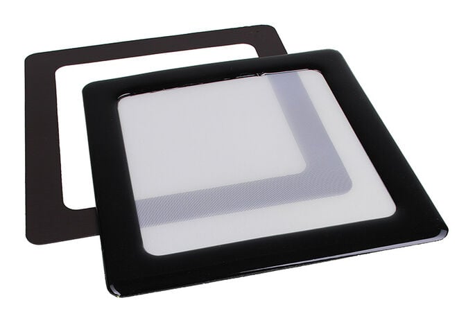 DEMCiflex Staubfilter 80mm, quadratisch - schwarz/wei&szlig; image number 0