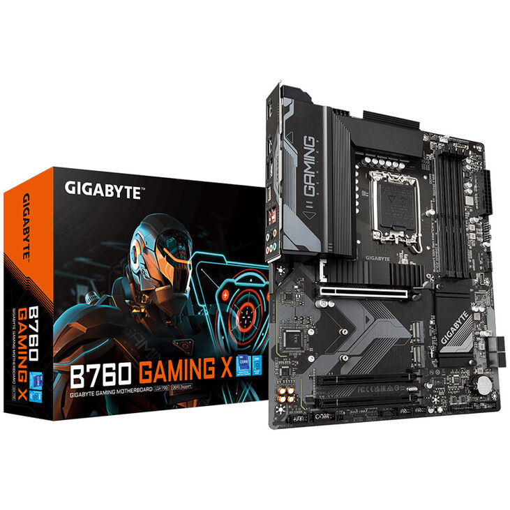 GIGABYTE B760 Gaming X motherboard, Socket 1700, Intel B760, ATX, DDR5 image number 0