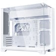 Lian Li O11 Vision-M PC Case, Micro-ATX, Tempered Glass - White image number null