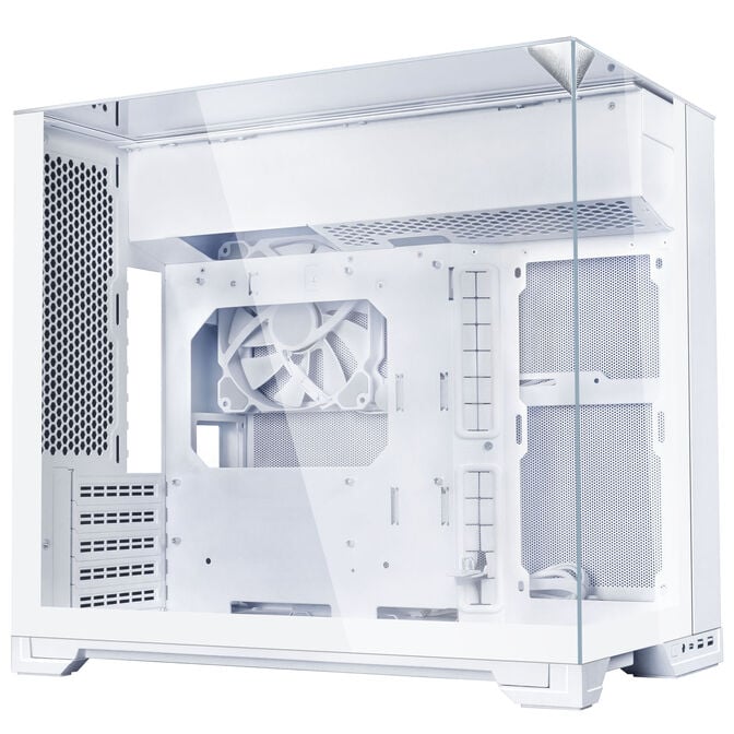Lian Li O11 Vision-M PC Case, Micro-ATX, Tempered Glass - White image number 0