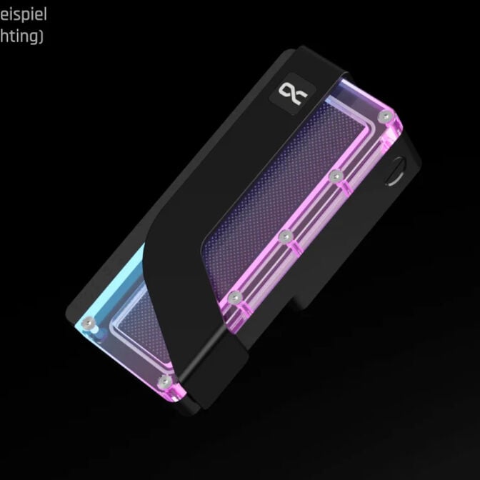 Alphacool Core DDCzero Flat 140 Ausgleichsbeh&auml;lter mit Pumpe - Acryl image number 3