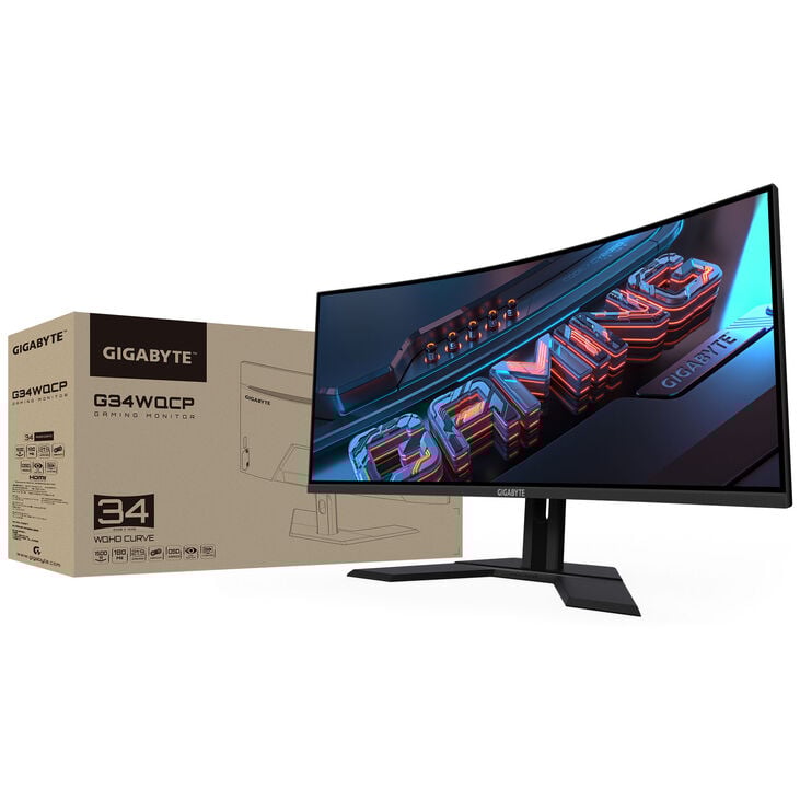 GIGABYTE G34WQCP, 34 inch Gaming Monitor, 180Hz, WQHD, VA, FreeSync Premium und G-SYNC Compatible image number 8