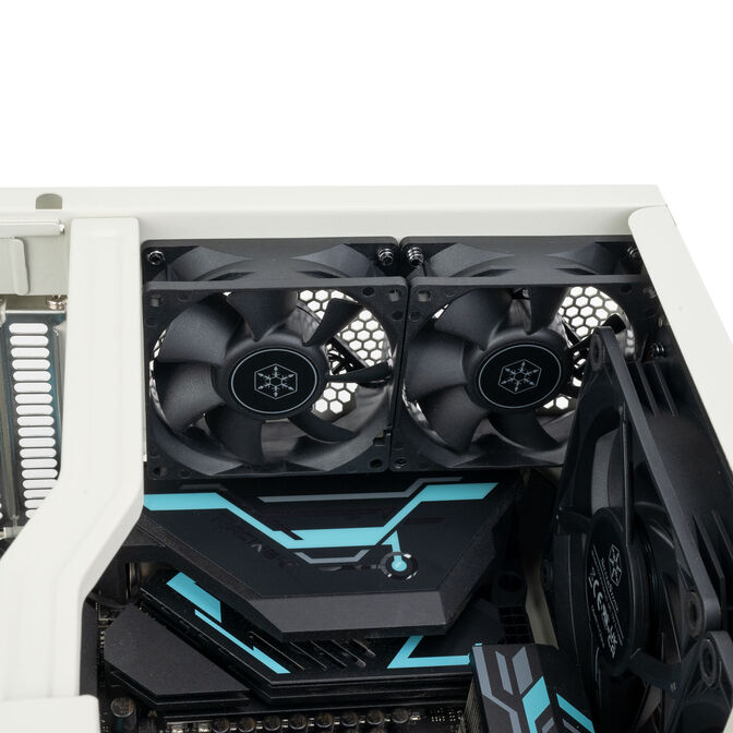 Silverstone FLP01 PC-Geh&auml;use, HTPC, SSI-CEB/ATX - wei&szlig; image number 9