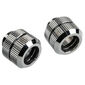 Bitspower Touchaqua Link Adapter Female G1/4 Zoll AG auf Link Tube verstellbar 16-22mm - 2er-Pack, s
