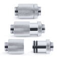 Alphacool ES D-Plug 25.5-40.5mm, G1/4 male thread to G1/4 male thread - chrome image number null