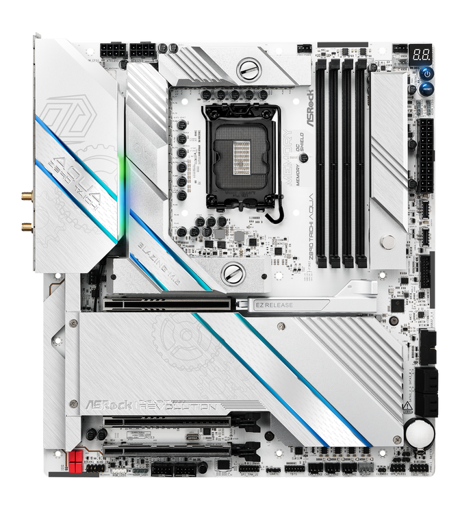 ASRock Z890 Taichi AQUA Mainboard, Sockel LGA 1851, Intel Z890, E-ATX, DDR5 image number 2