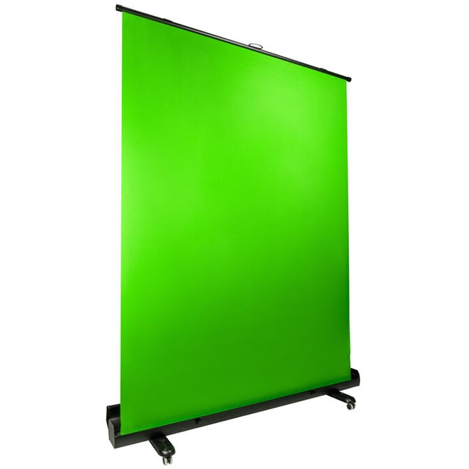 Streamplify SCREEN LIFT Green Screen, 150 x 200cm, hydraulisch, rollbar image number 0