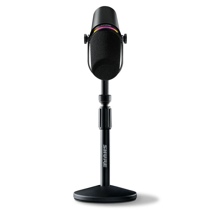 Shure MV7+-BNDL Podcast Microphone XLR/USB - black with stand image number 2