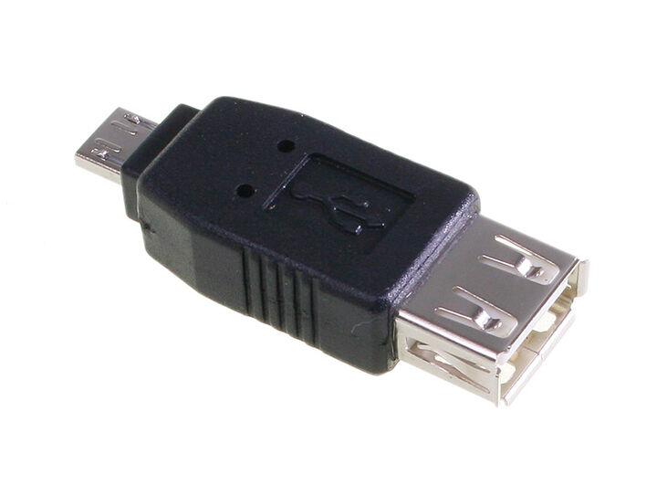 InLine Micro-USB Adapter Micro-A Stecker an USB-A Buchse image number 1