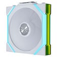 Lian Li UNI FAN SL FLEX Wireless PWM-L&uuml;fter, ARGB, Unendlichkeitsspiegel - Reverse Blade, 120mm, wei&szlig; image number null