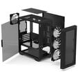 Zalman M4 PC-Geh&auml;use, Mini-Tower, mATX, RGB, Tempered Glass - schwarz image number null