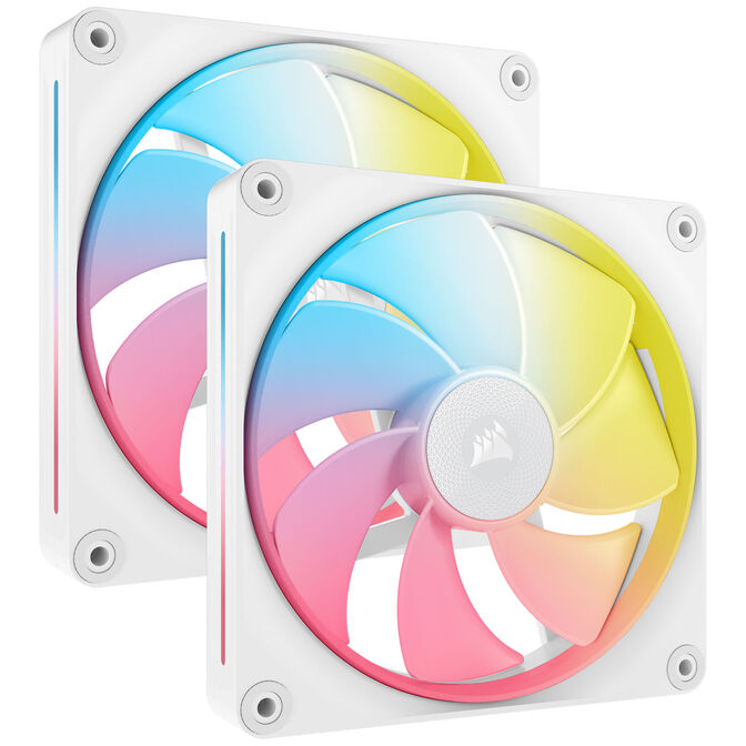 Corsair iCUE Link LX140-R RGB L&uuml;fter, PWM - 2er-Pack, 140mm, wei&szlig; image number 1