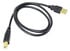 InLine USB 2.0 Cable, A to B, gold-plated, black - 1m image number null