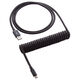 CableMod Classic Coiled Keyboard Cable USB-C zu USB Typ A, Midnight Black - 150cm