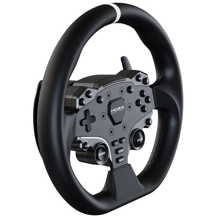 MOZA R5 Racing Set (R5 DD Wheelbase, ES Wheel, SR-P Lite Pedale, Tischhalterung) image number 1