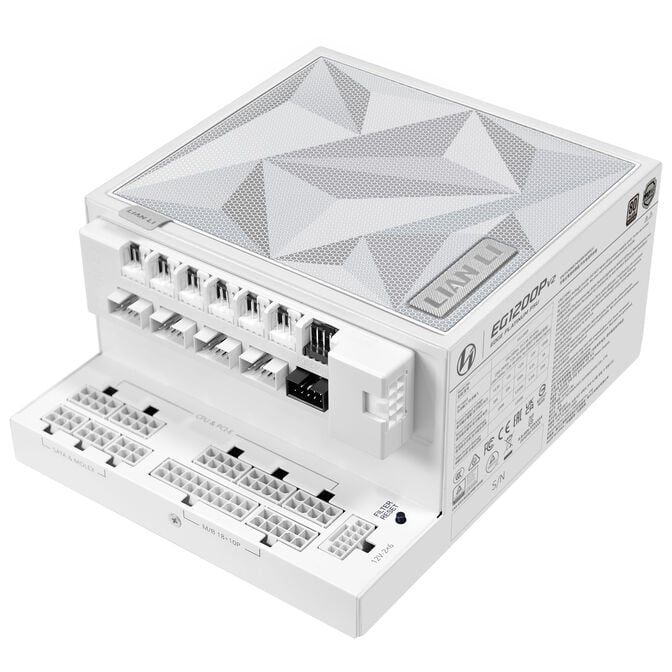 Lian Li EDGE Platinum V2 Power Supply with EDGE Hub V2 - White, 1,200W image number 0