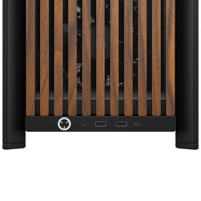 Corsair FRAME 4000D RS Wood PC Case, Mid-Tower, E-ATX - Wood, Black image number 9